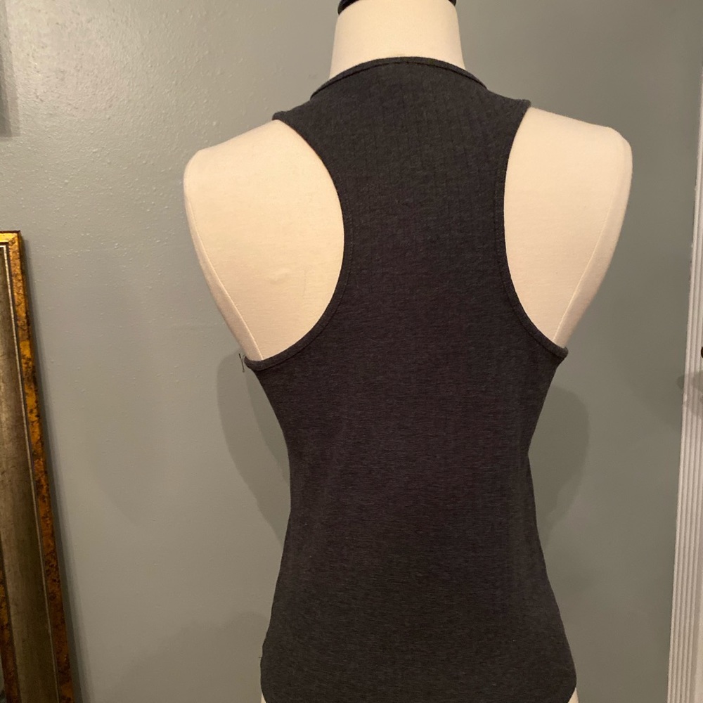 Lace Front Racerback Top - Picture 2 of 2